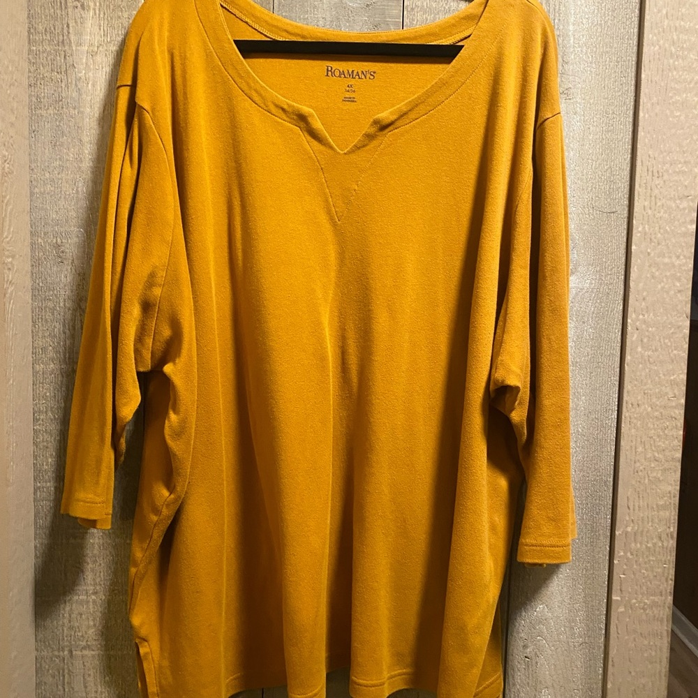 Mustard color top
